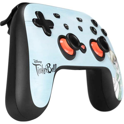 Disney Tinker Bell Sketch Art Google Stadia Controller Skin